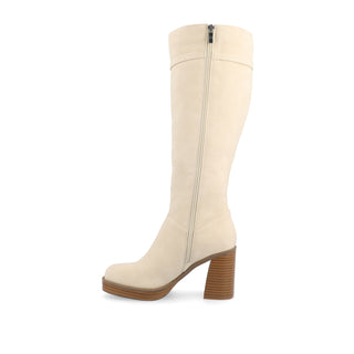 LETICE KNEE HIGH BOOTS IN WIDE CALF