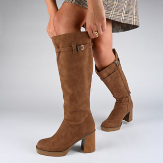 LETICE KNEE HIGH BOOTS IN X-WIDE CALF