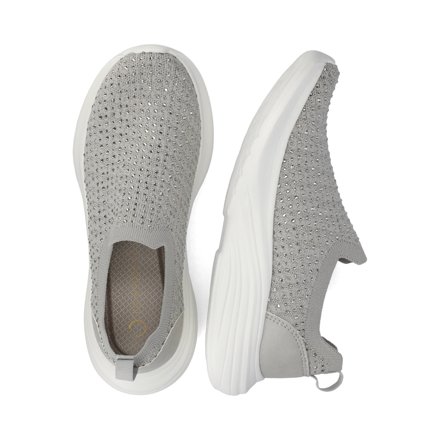 LINNEA CASUAL SNEAKERS - Grey Bling