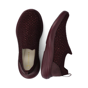 LINNEA CASUAL SNEAKERS - Wine Bling