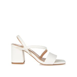 LIRRYC STRAPPY HEELS IN WIDE - White