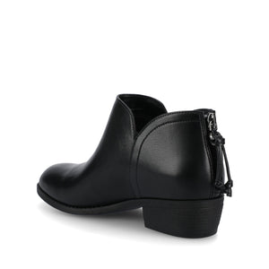 LIVVY ZIP-UP BOOTIES - Black PU