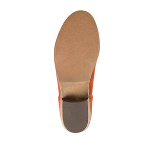 LIVVY FAUX SUEDE ZIP-UP BOOTIES IN WIDE - Clay