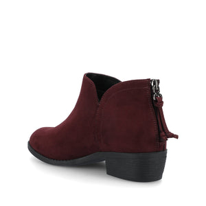 LIVVY ZIP-UP BOOTIES - Oxblood