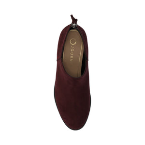 LIVVY ZIP-UP BOOTIES - Oxblood