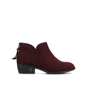 LIVVY ZIP-UP BOOTIES IN WIDE - Oxblood
