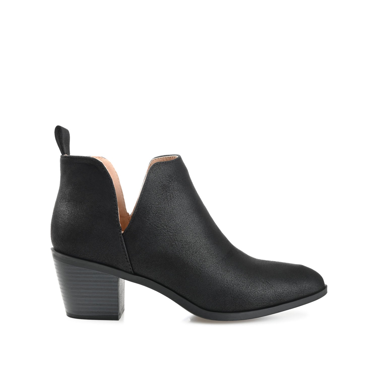 LOLA BLOCK HEELED BOOTIES IN WIDE