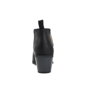 LOLA BLOCK HEELED BOOTIES IN WIDE - Black