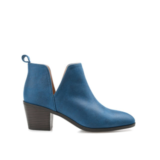 LOLA BLOCK HEELED BOOTIES IN WIDE