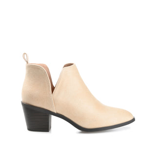 LOLA BLOCK HEELED BOOTIES IN WIDE