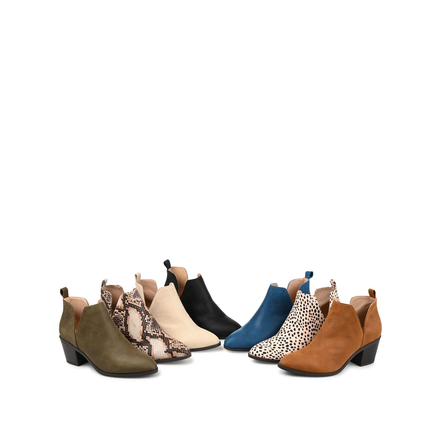 Lola Bootie | Women's Stacked Heel Booties | Journee Collection