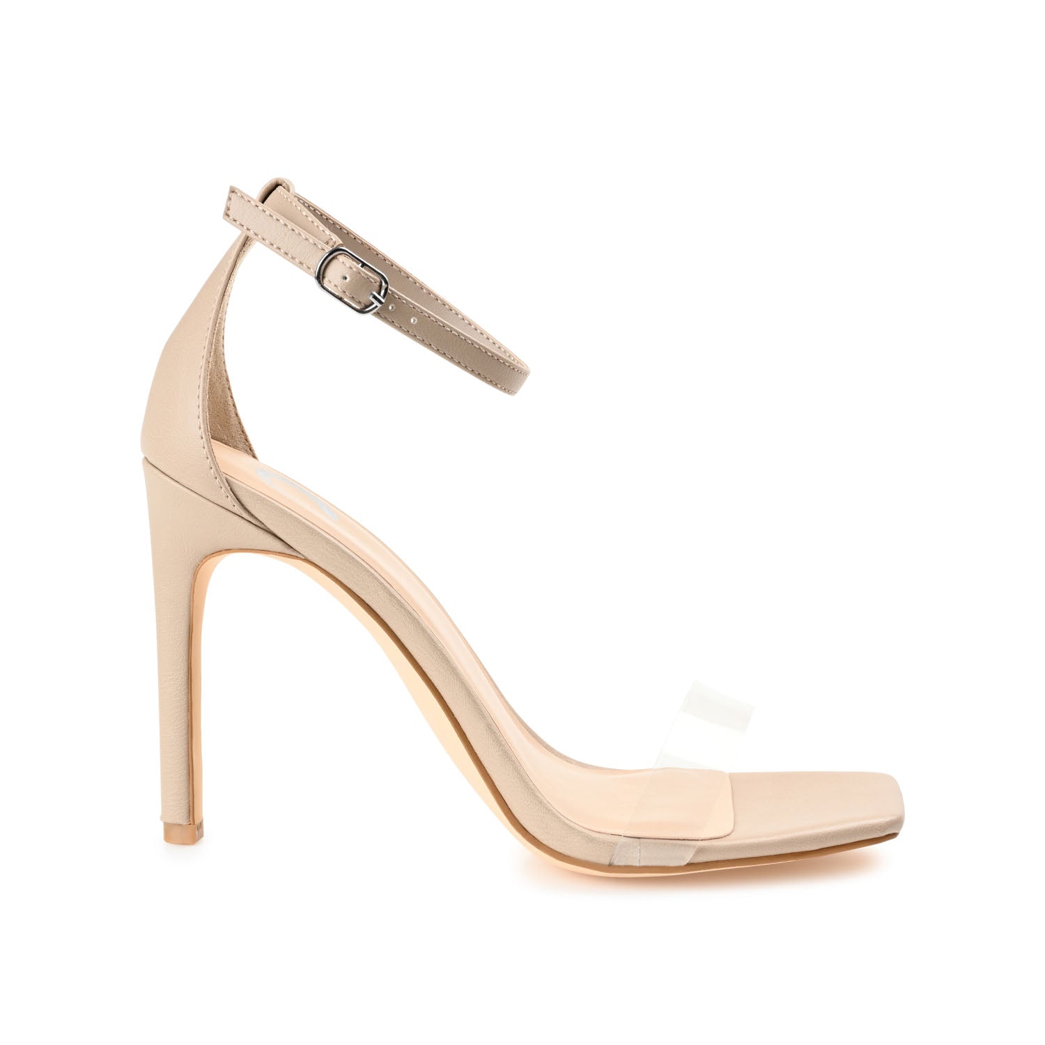LORELEI STRAPPY HEELS IN VEGAN LEATHER - Nude
