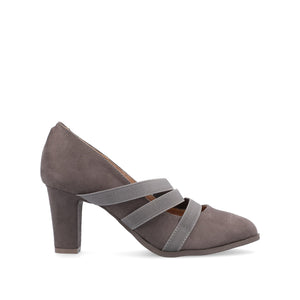LOREN MARY JANE PUMP HEELS IN WIDE - Grey