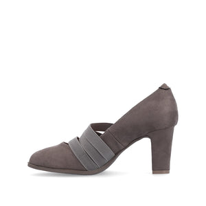 LOREN MARY JANE PUMP HEELS IN WIDE - Grey