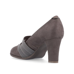 LOREN MARY JANE PUMP HEELS IN WIDE - Grey