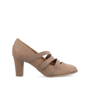 LOREN MARY JANE PUMP HEELS IN WIDE - Taupe