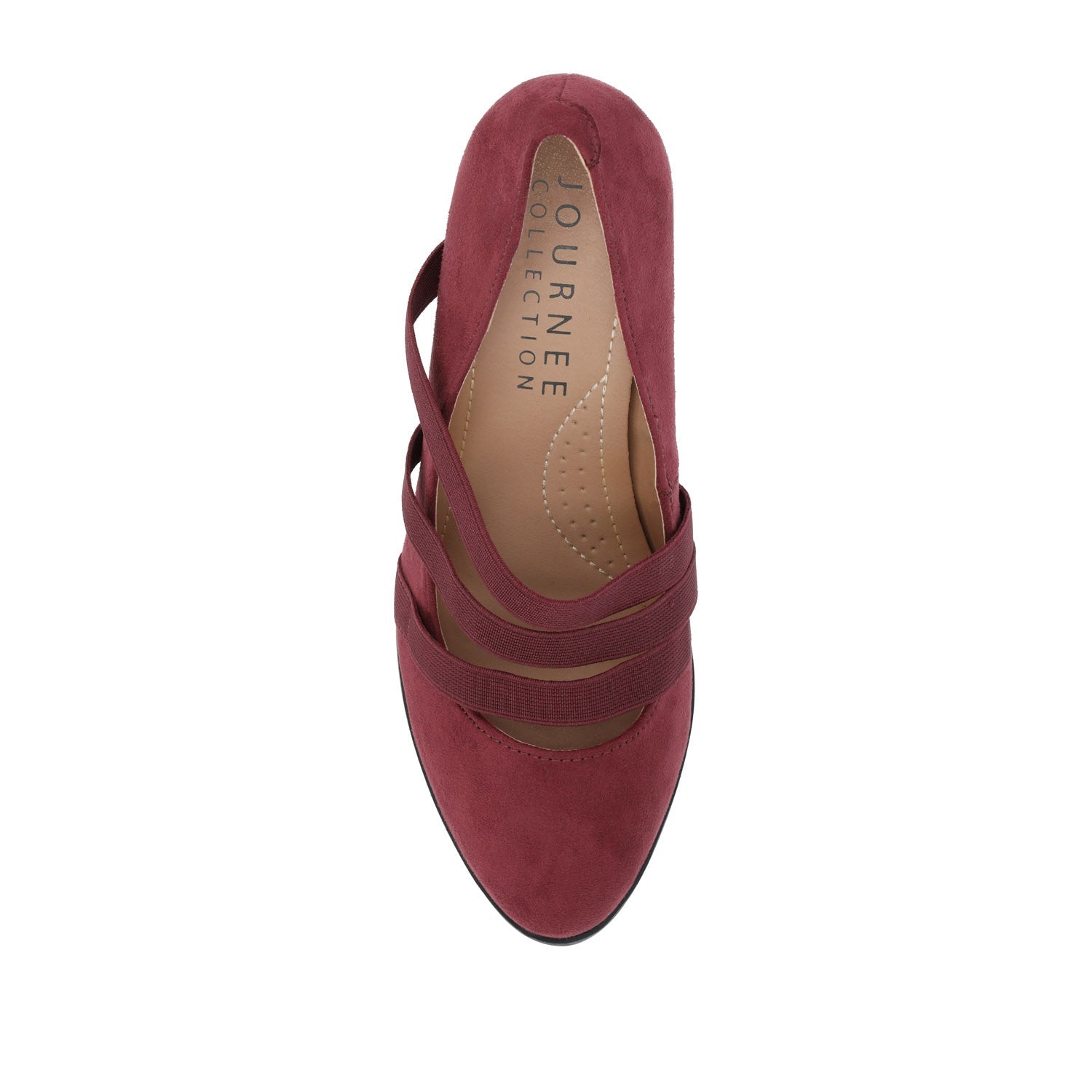LOREN MARY JANE PUMP HEELS IN NARROW - Wine