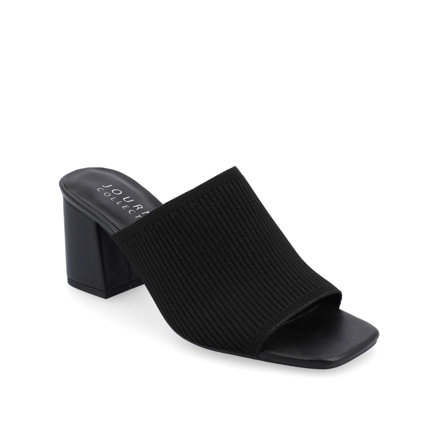 LORENNA MULE BLOCK HEELS IN WIDE - Black