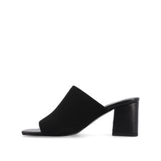 LORENNA MULE BLOCK HEELS IN WIDE