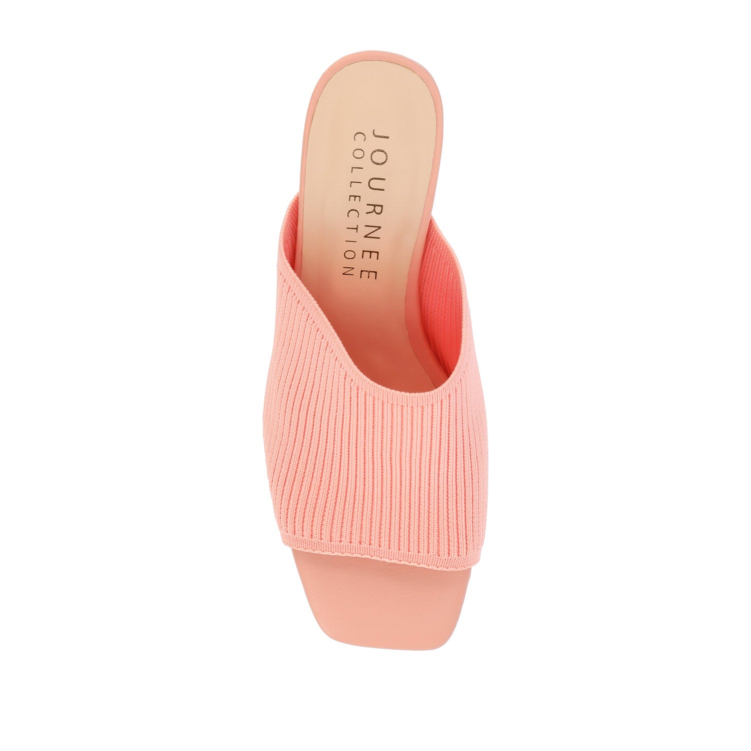 LORENNA MULE BLOCK HEELS IN WIDE - Coral