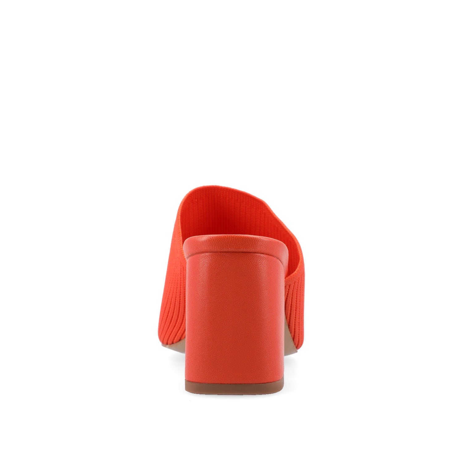 LORENNA MULE BLOCK HEELS IN WIDE - Orange