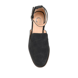 LORETA LOAFER FLATS IN VEGAN LEATHER - Black