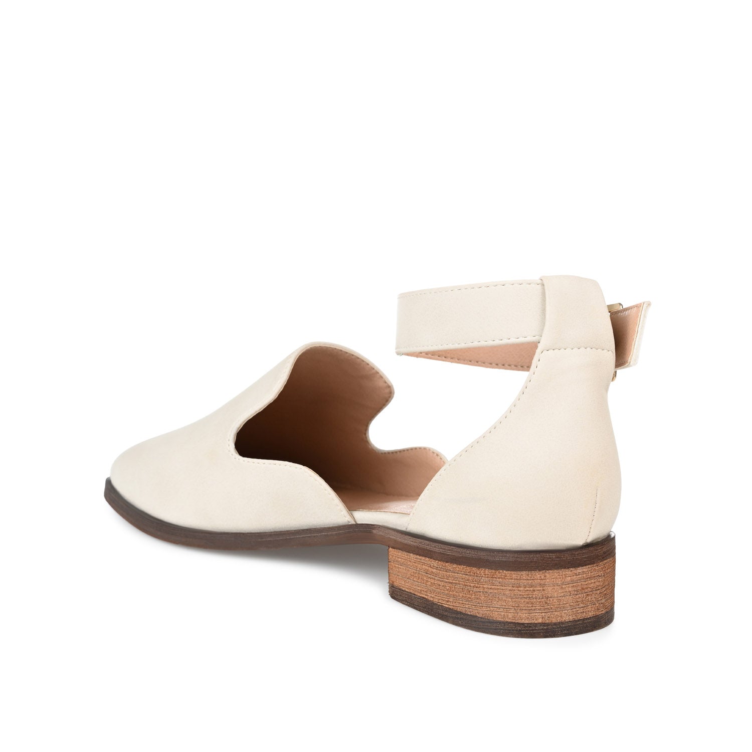LORETA LOAFER FLATS IN VEGAN LEATHER - Ivory