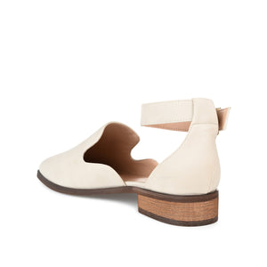 LORETA LOAFER FLATS IN VEGAN LEATHER - Ivory