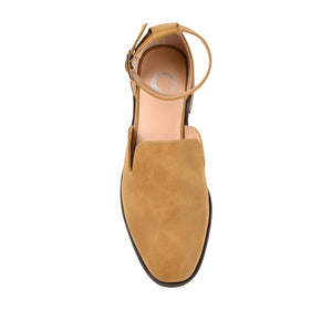 LORETA LOAFER FLATS IN VEGAN LEATHER - Mustard2 PU