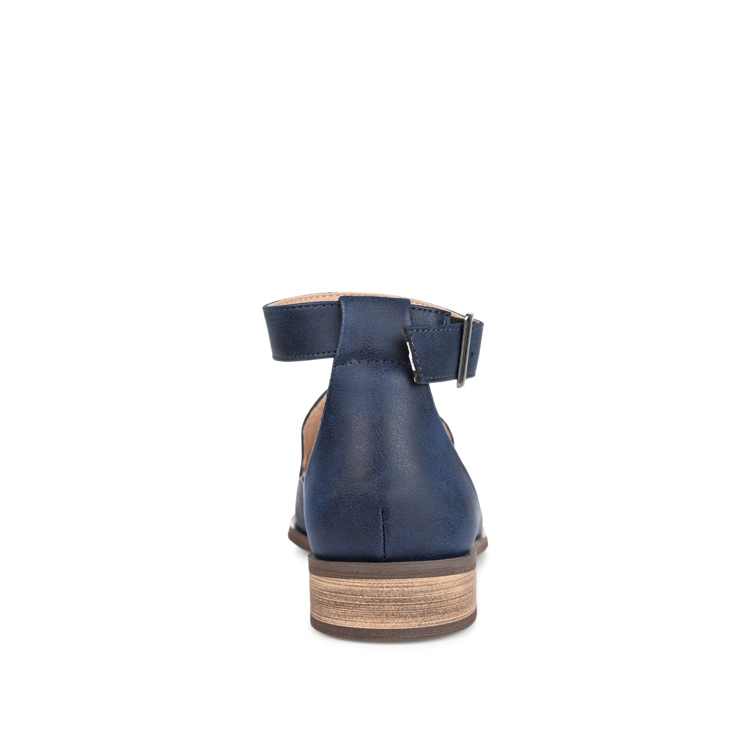 LORETA LOAFER FLATS IN VEGAN LEATHER - Navy Nubuck