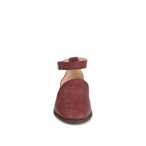 LORETA LOAFER FLATS IN VEGAN LEATHER - Wine