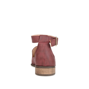 LORETA LOAFER FLATS IN WIDE - Wine