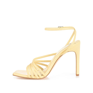 LOUELLA STILETTO SANDALS IN FAUX LEATHER