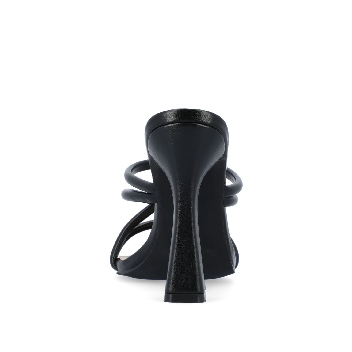 LOUISSE MULTI STRAP HEELS IN VEGAN LEATHER - Black