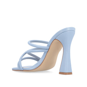 LOUISSE MULTI STRAP HEELS IN VEGAN LEATHER - Blue