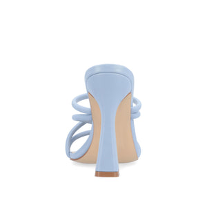 LOUISSE MULTI STRAP HEELS IN VEGAN LEATHER - Blue