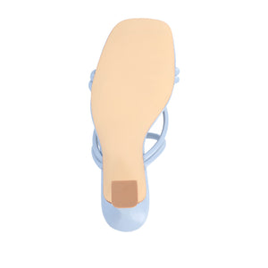 LOUISSE MULTI STRAP HEELS IN FAUX LEATHER