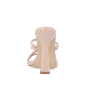 LOUISSE MULTI STRAP HEELS IN VEGAN LEATHER - Nude