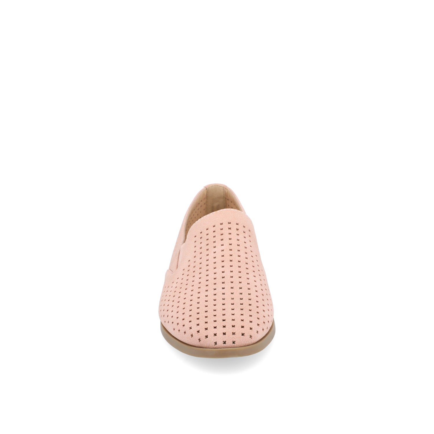 LUCIE LOAFER FLATS IN FAUX SUEDE - Pink