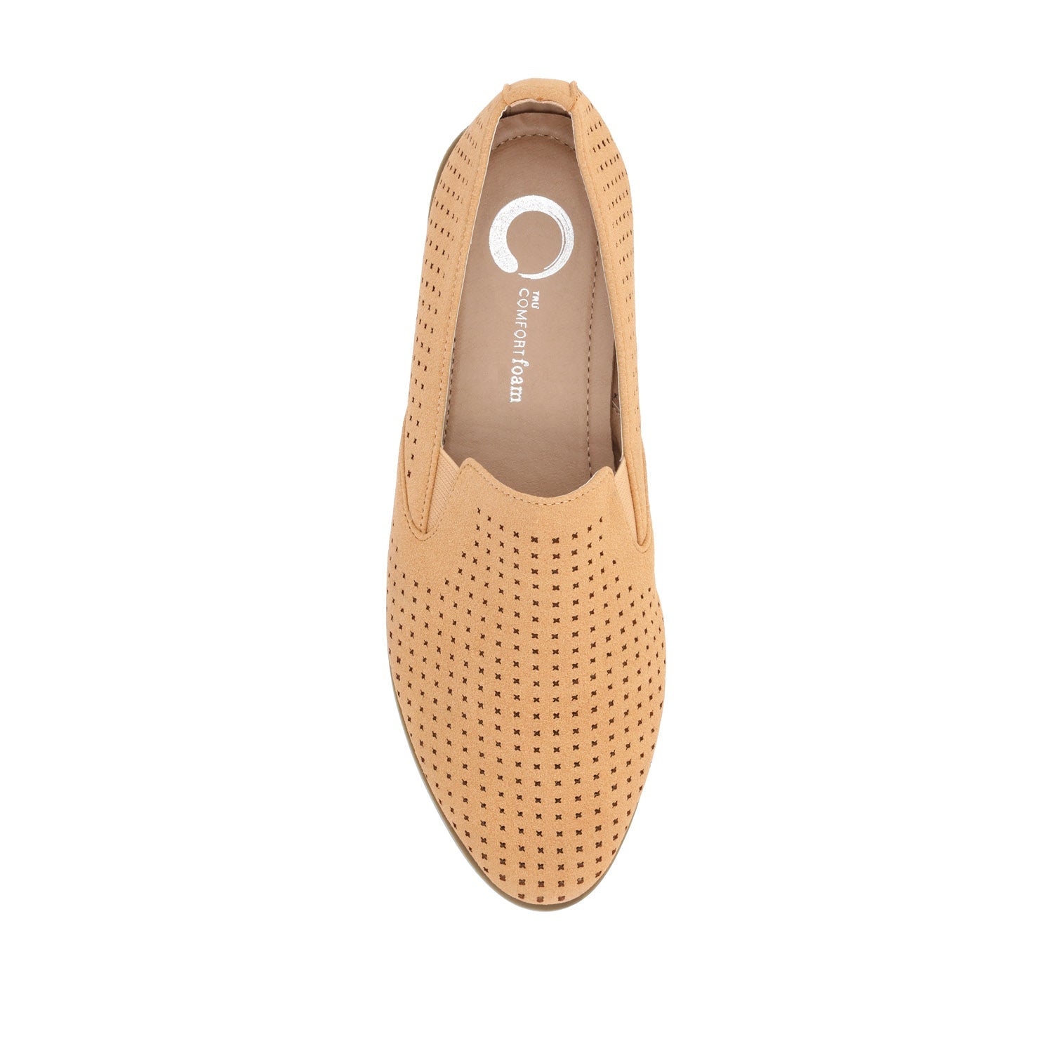 LUCIE LOAFER FLATS IN WIDE - Tan