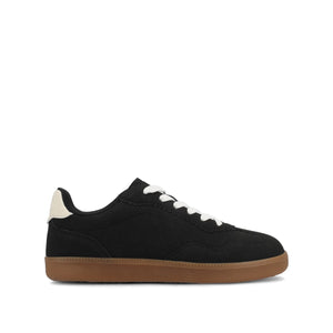 LUMMIE CASUAL LACE UP SNEAKERS - Black PU