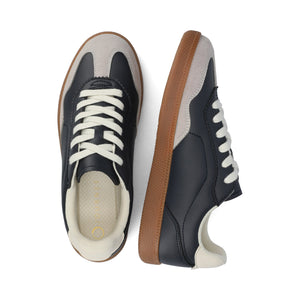 LUMMIE CASUAL LACE UP SNEAKERS - Navy Nubuck