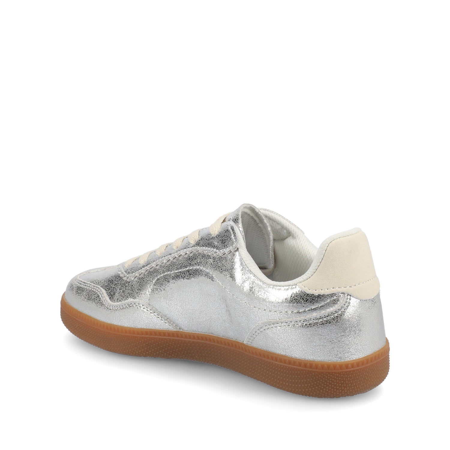 LUMMIE CASUAL LACE UP SNEAKERS - Silver PU