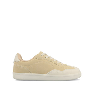 LUMMIE CASUAL LACE UP SNEAKERS - Tan PU