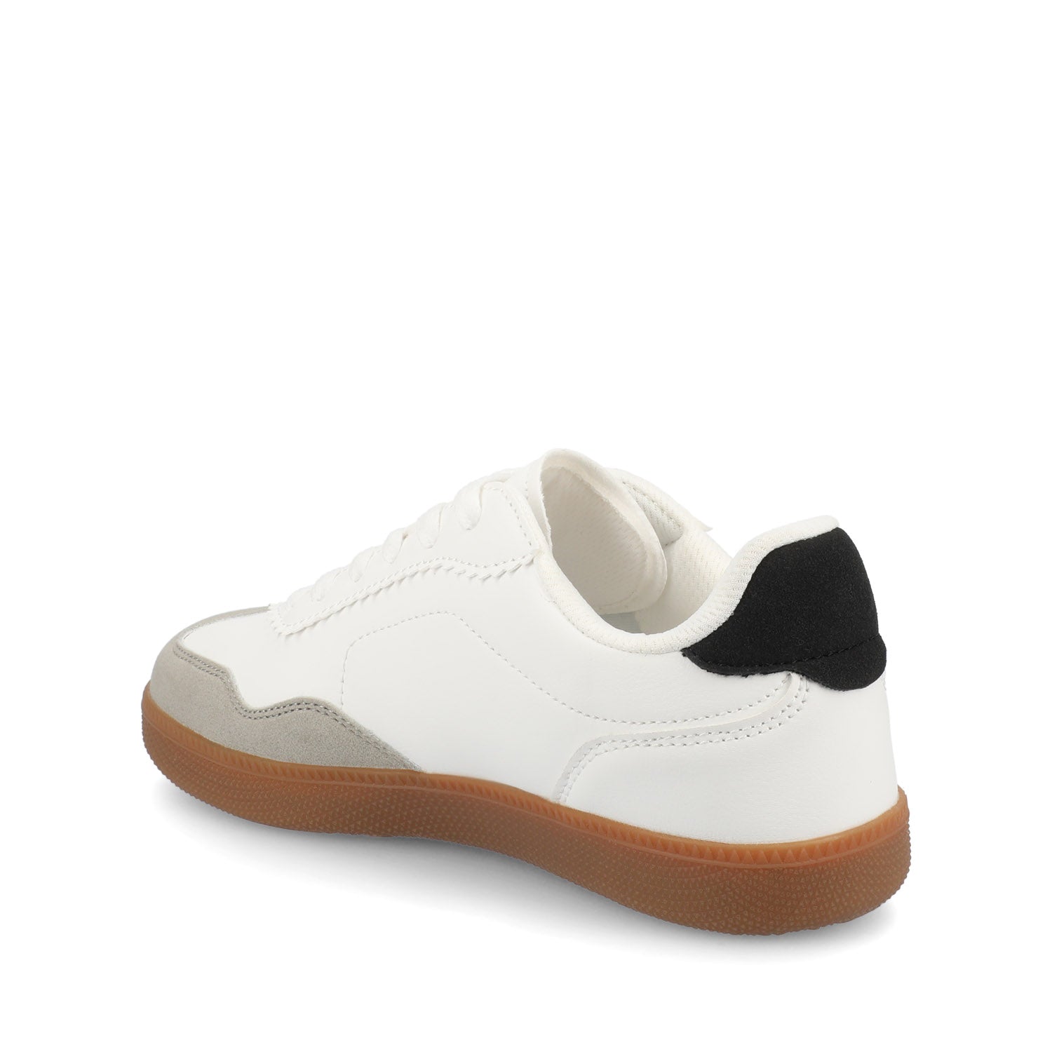 LUMMIE CASUAL LACE UP SNEAKERS - White PU