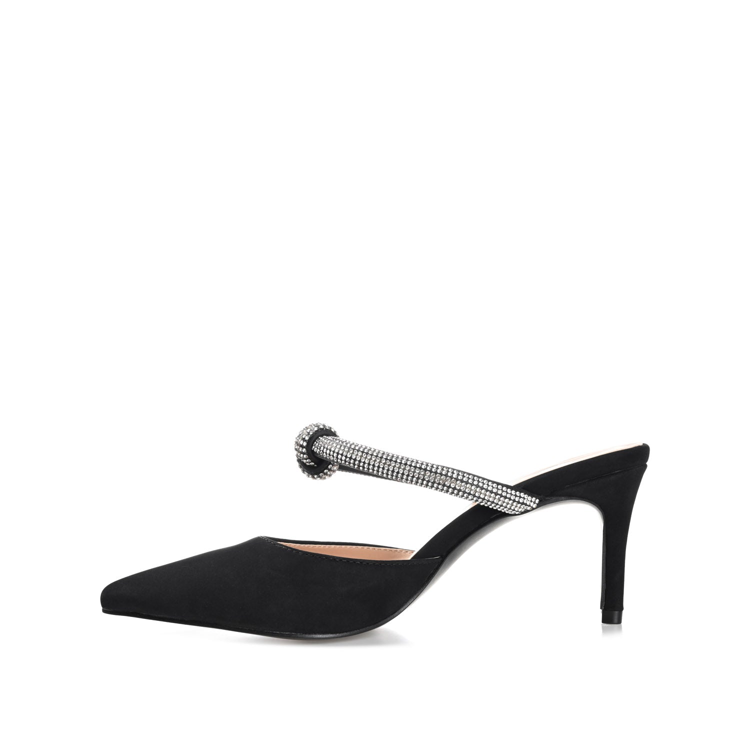 LUNNA STILETTO HEEL MULES IN WIDE - Black