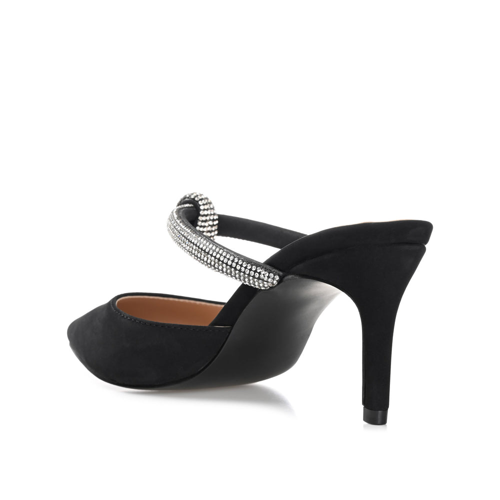 LUNNA STILETTO HEEL MULES IN WIDE