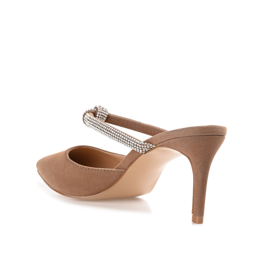 LUNNA STILETTO HEEL MULES IN WIDE