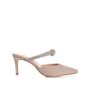 LUNNA STILETTO HEEL MULES IN WIDE - Blush