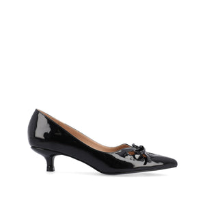 LUTANA KITTEN HEELS IN PATENT - Black